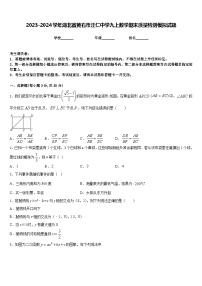 2023-2024学年湖北省黄石市汪仁中学九上数学期末质量检测模拟试题含答案