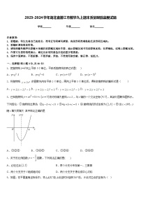 2023-2024学年湖北省潜江市数学九上期末质量跟踪监视试题含答案