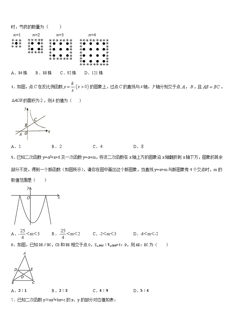 2023-2024学年湖北省潜江市积玉口镇中学九上数学期末经典试题含答案第2页