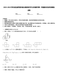 2023-2024学年湖北省枣阳市鹿头镇初级中学九年级数学第一学期期末质量检测模拟试题含答案