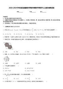 2023-2024学年湖北省襄阳市枣阳市蔡阳中学数学九上期末调研试题含答案