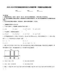 2023-2024学年甘肃省定西市名校九年级数学第一学期期末监测模拟试题含答案