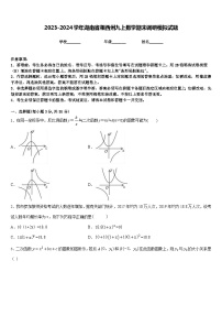 2023-2024学年湖南省湘西州九上数学期末调研模拟试题含答案