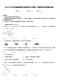 2023-2024学年湖南省衡阳市耒阳市数学九年级第一学期期末质量检测模拟试题含答案