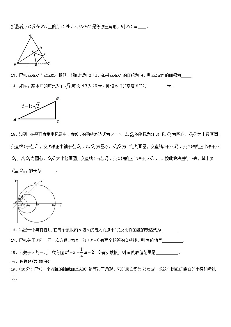 2023-2024学年湖南省邵阳县数学九上期末质量检测试题含答案第3页