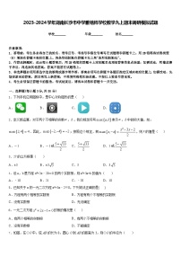 2023-2024学年湖南长沙市中学雅培粹学校数学九上期末调研模拟试题含答案