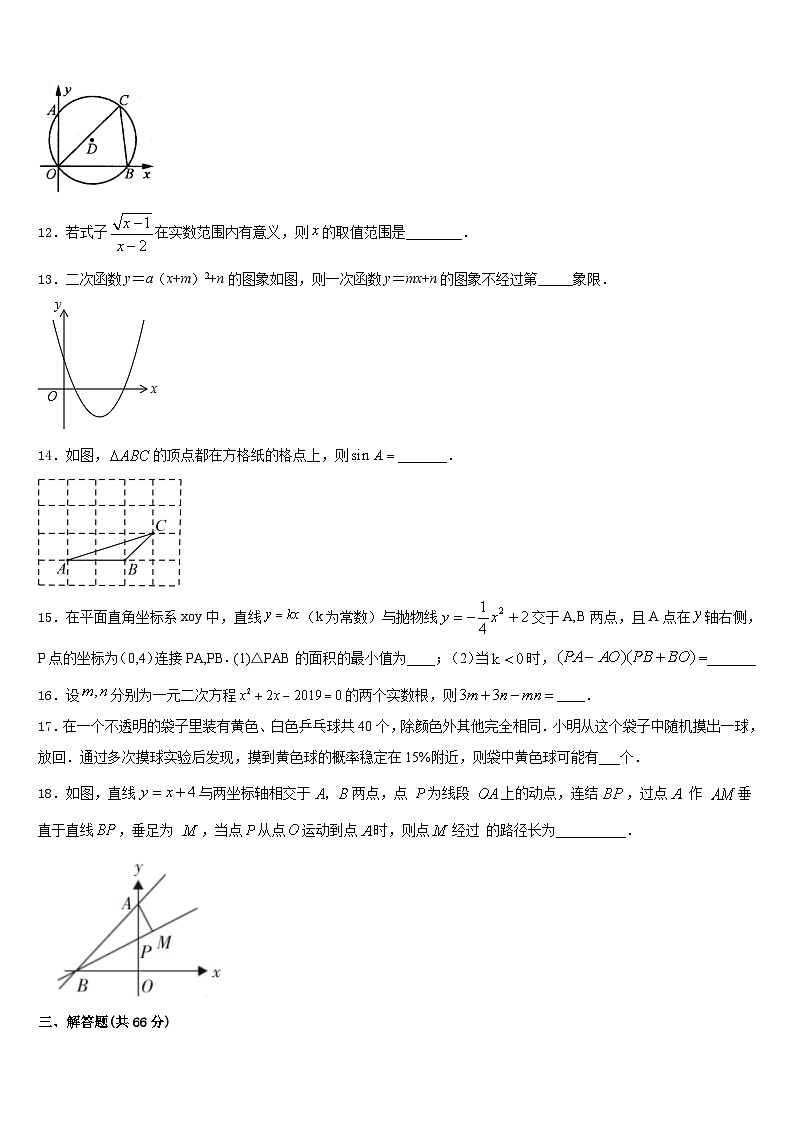 2023-2024学年白城市重点中学九上数学期末质量跟踪监视试题含答案03