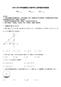 2023-2024学年福建厦门大同中学九上数学期末预测试题含答案