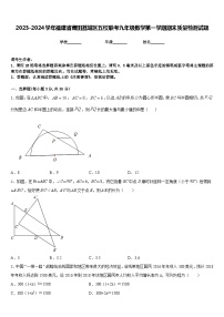 2023-2024学年福建省莆田荔城区五校联考九年级数学第一学期期末质量检测试题含答案