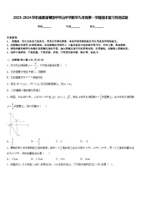 2023-2024学年福建省莆田中学山中学数学九年级第一学期期末复习检测试题含答案