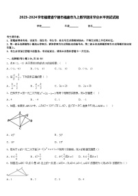 2023-2024学年福建省宁德市福鼎市九上数学期末学业水平测试试题含答案