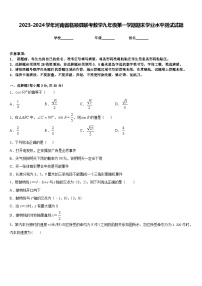 2023-2024学年河南省临颍县联考数学九年级第一学期期末学业水平测试试题含答案