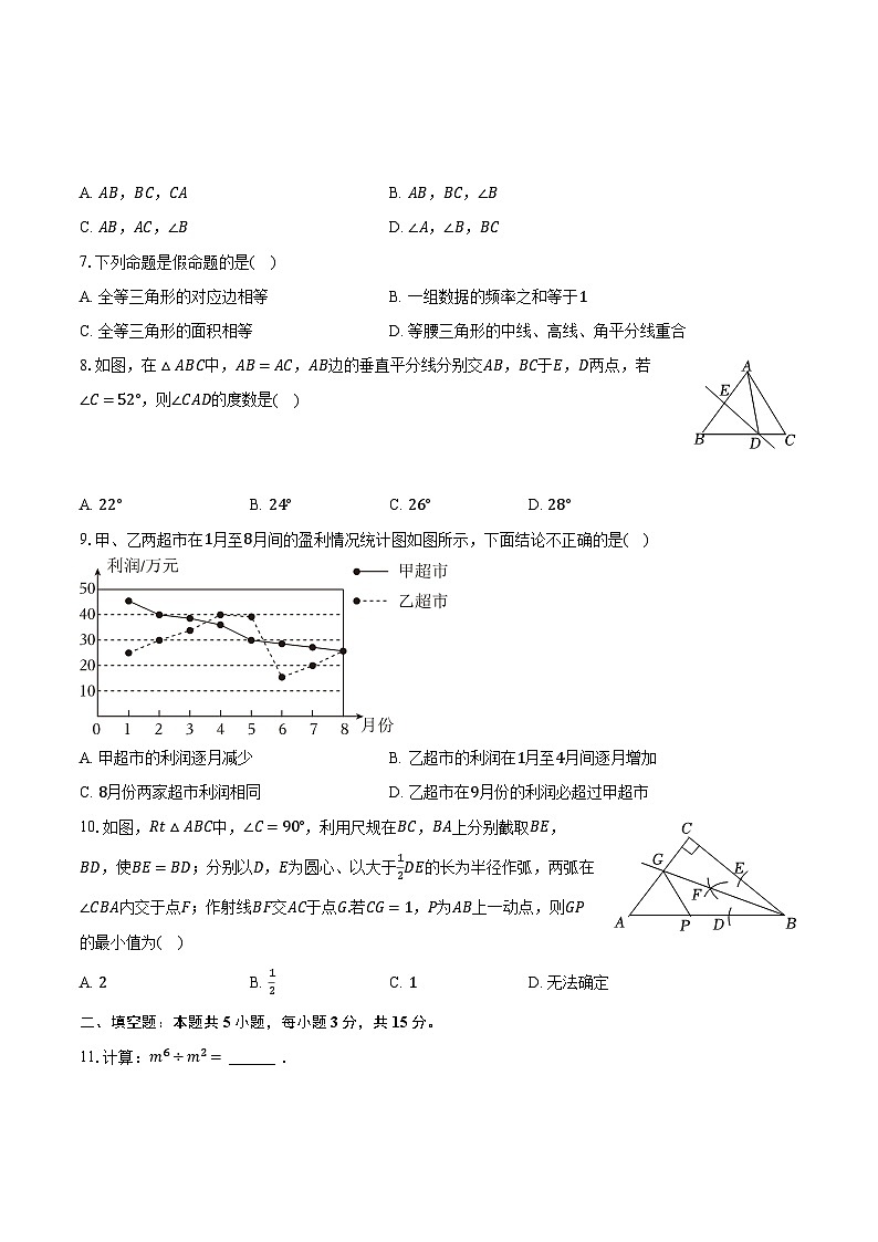 2023-2024学年河南省洛阳市汝阳县八年级（上）期末数学试卷（含解析）02