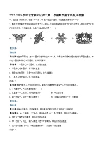 2022-2023学年北京朝阳区初三上学期数学期末试卷及答案