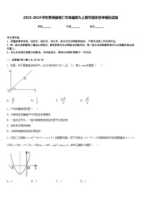 2023-2024学年贵州省铜仁市思南县九上数学期末统考模拟试题含答案