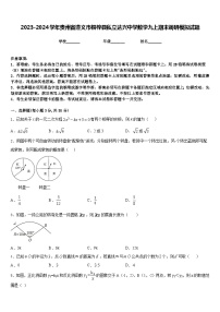 2023-2024学年贵州省遵义市桐梓县私立达兴中学数学九上期末调研模拟试题含答案