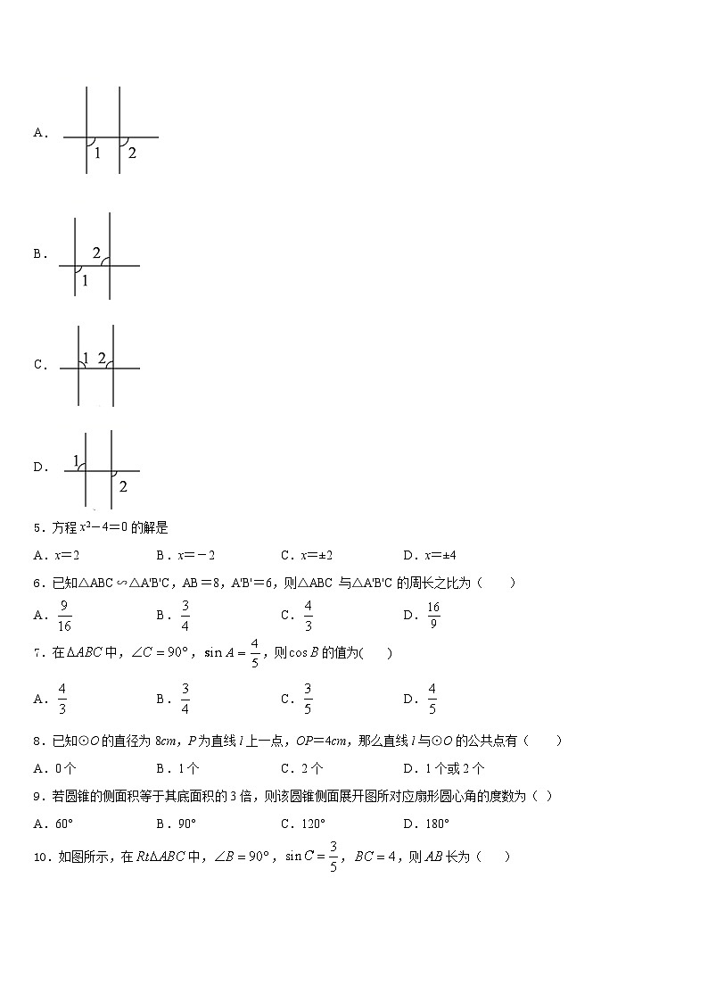 2023-2024学年辽宁省大连市金普新区数学九年级第一学期期末复习检测模拟试题含答案02