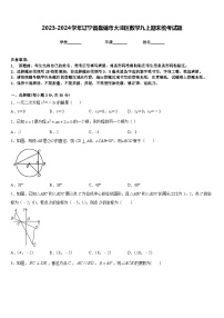 2023-2024学年辽宁省盘锦市大洼区数学九上期末统考试题含答案