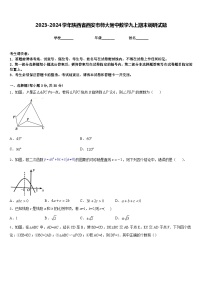 2023-2024学年陕西省西安市师大附中数学九上期末调研试题含答案