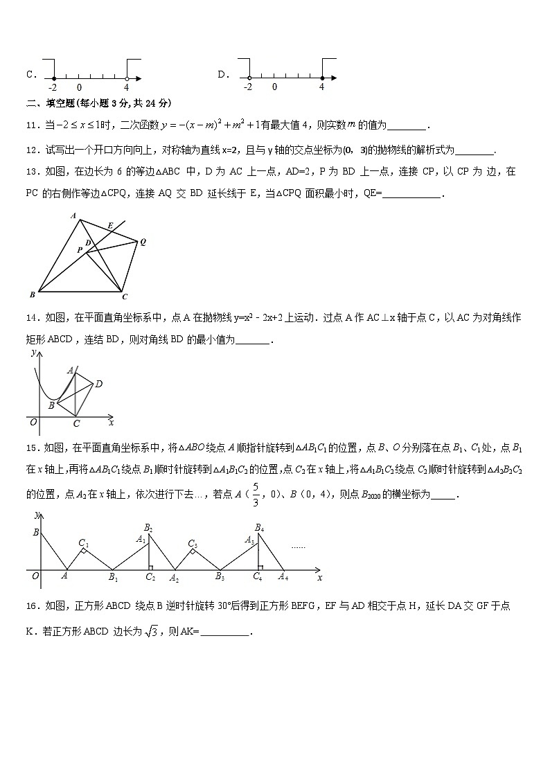 2023-2024学年陕西省榆林市绥德数学九年级第一学期期末复习检测试题含答案03