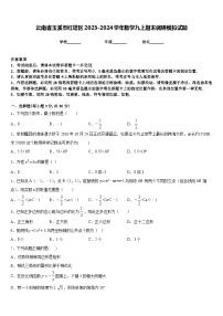 云南省玉溪市红塔区2023-2024学年数学九上期末调研模拟试题含答案