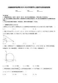 云南省昭通市盐津县2023-2024学年数学九上期末学业质量监测试题含答案