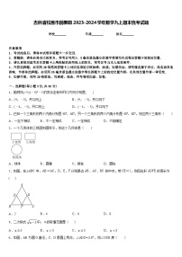 吉林省松原市前郭县2023-2024学年数学九上期末统考试题含答案