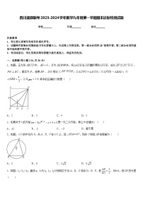 四川渠县联考2023-2024学年数学九年级第一学期期末达标检测试题含答案