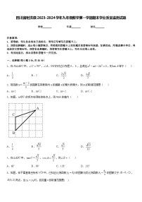 四川省射洪县2023-2024学年九年级数学第一学期期末学业质量监测试题含答案