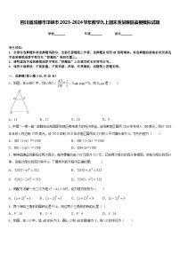 四川省成都市邛崃市2023-2024学年数学九上期末质量跟踪监视模拟试题含答案