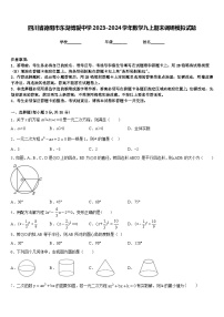 四川省德阳市东湖博爱中学2023-2024学年数学九上期末调研模拟试题含答案