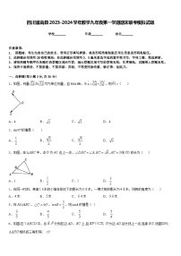 四川省高县2023-2024学年数学九年级第一学期期末联考模拟试题含答案