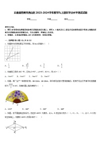 云南省昆明市西山区2023-2024学年数学九上期末学业水平测试试题含答案