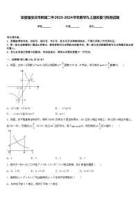 安徽省安庆市桐城二中2023-2024学年数学九上期末复习检测试题含答案