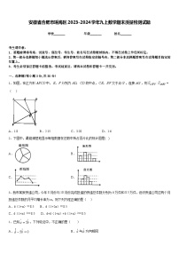 安徽省合肥市瑶海区2023-2024学年九上数学期末质量检测试题含答案