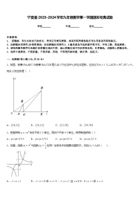 宁夏省2023-2024学年九年级数学第一学期期末经典试题含答案