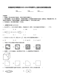 安徽省淮北市濉溪县2023-2024学年数学九上期末达标检测模拟试题含答案