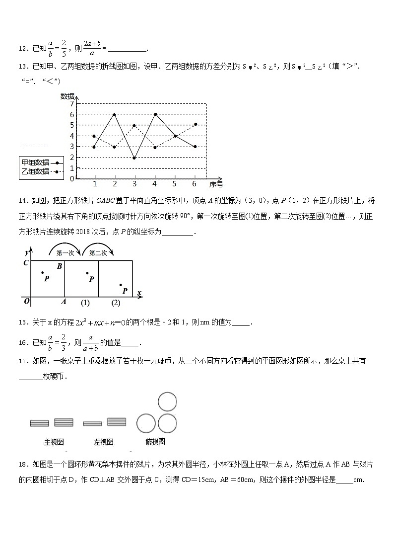 山东省日照市莒县2023-2024学年九年级数学第一学期期末联考模拟试题含答案第3页