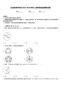 山东省日照市名校2023-2024学年九上数学期末监测模拟试题含答案