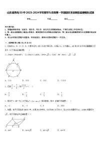 山东省青岛53中2023-2024学年数学九年级第一学期期末质量跟踪监视模拟试题含答案