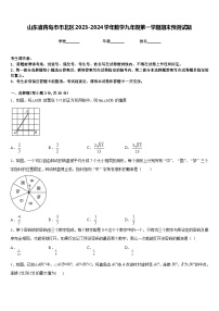 山东省青岛市市北区2023-2024学年数学九年级第一学期期末预测试题含答案