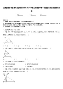 山西省临汾市侯马市、襄汾县2023-2024学年九年级数学第一学期期末质量检测模拟试题含答案