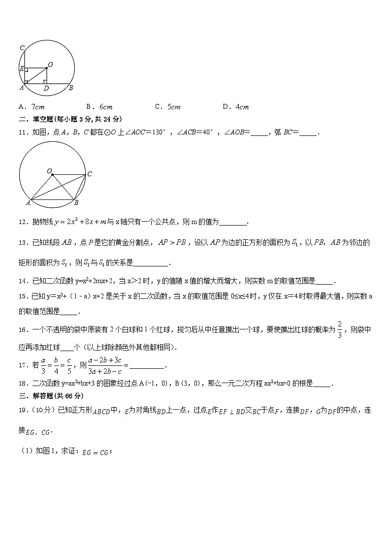 广东省东莞市虎门外国语学校2023-2024学年九上数学期末达标检测模拟试题含答案03
