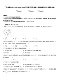 广东省佛山市三水区2023-2024学年数学九年级第一学期期末复习检测模拟试题含答案