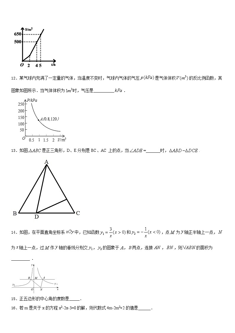 广东省东莞市东方明珠学校2023-2024学年数学九年级第一学期期末学业水平测试试题含答案第3页