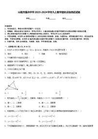 汕尾市重点中学2023-2024学年九上数学期末达标测试试题含答案