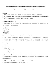 揭阳市重点中学2023-2024学年数学九年级第一学期期末考试模拟试题含答案