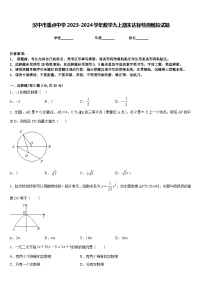 汉中市重点中学2023-2024学年数学九上期末达标检测模拟试题含答案