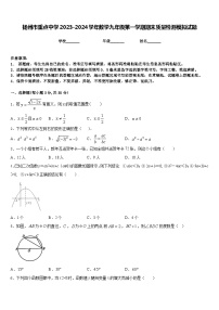 扬州市重点中学2023-2024学年数学九年级第一学期期末质量检测模拟试题含答案