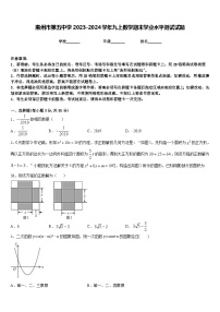 惠州市第五中学2023-2024学年九上数学期末学业水平测试试题含答案